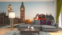 Woonkamer fotobehang London